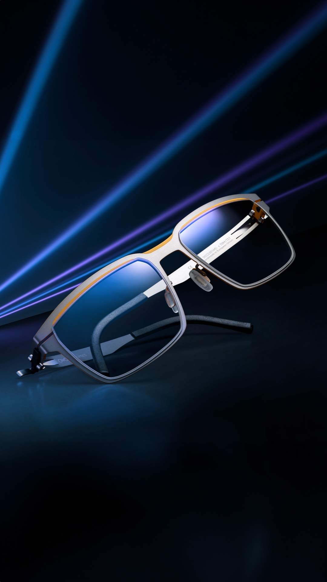 Close-up of premium OVVO Optics eyewear showcasing the brand's commitment to excellence and high-end design.