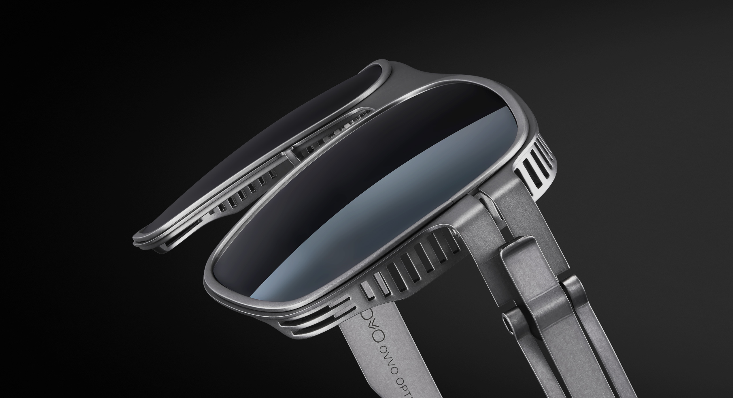 Close-up of premium handcrafted frames from the Wood & Carbon Fiber collection.