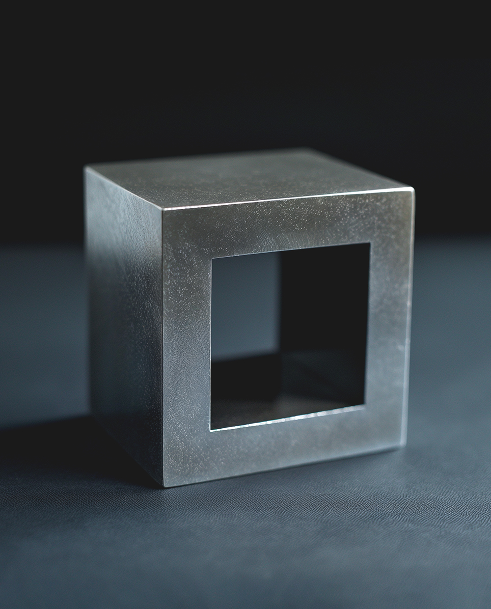 Proprietary surgical steel and titanium composite originally discovered in spacecraft development.